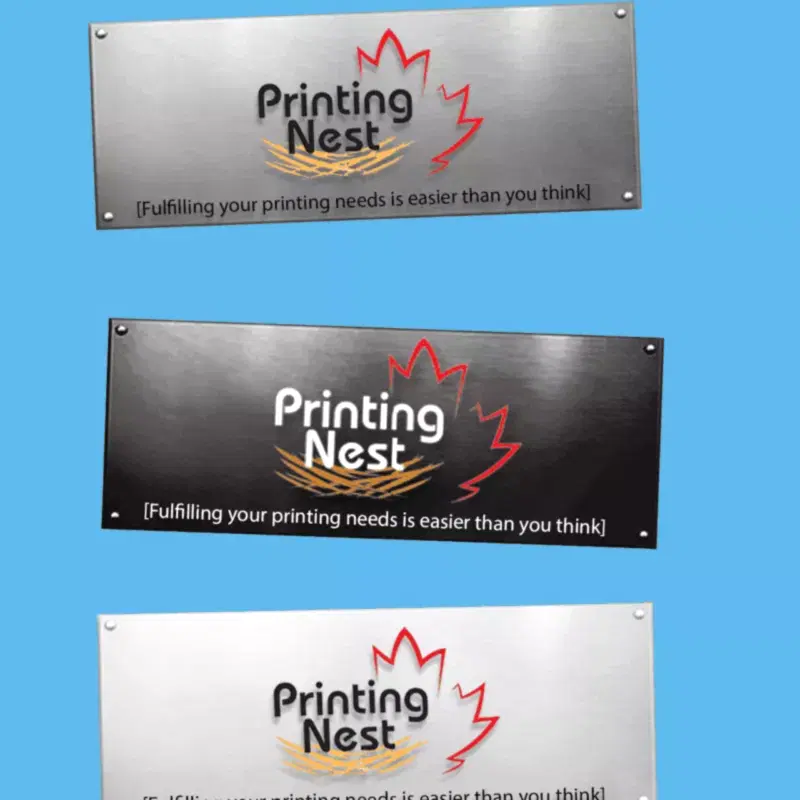 Custom Printed Aluminum Signs Printing Nest