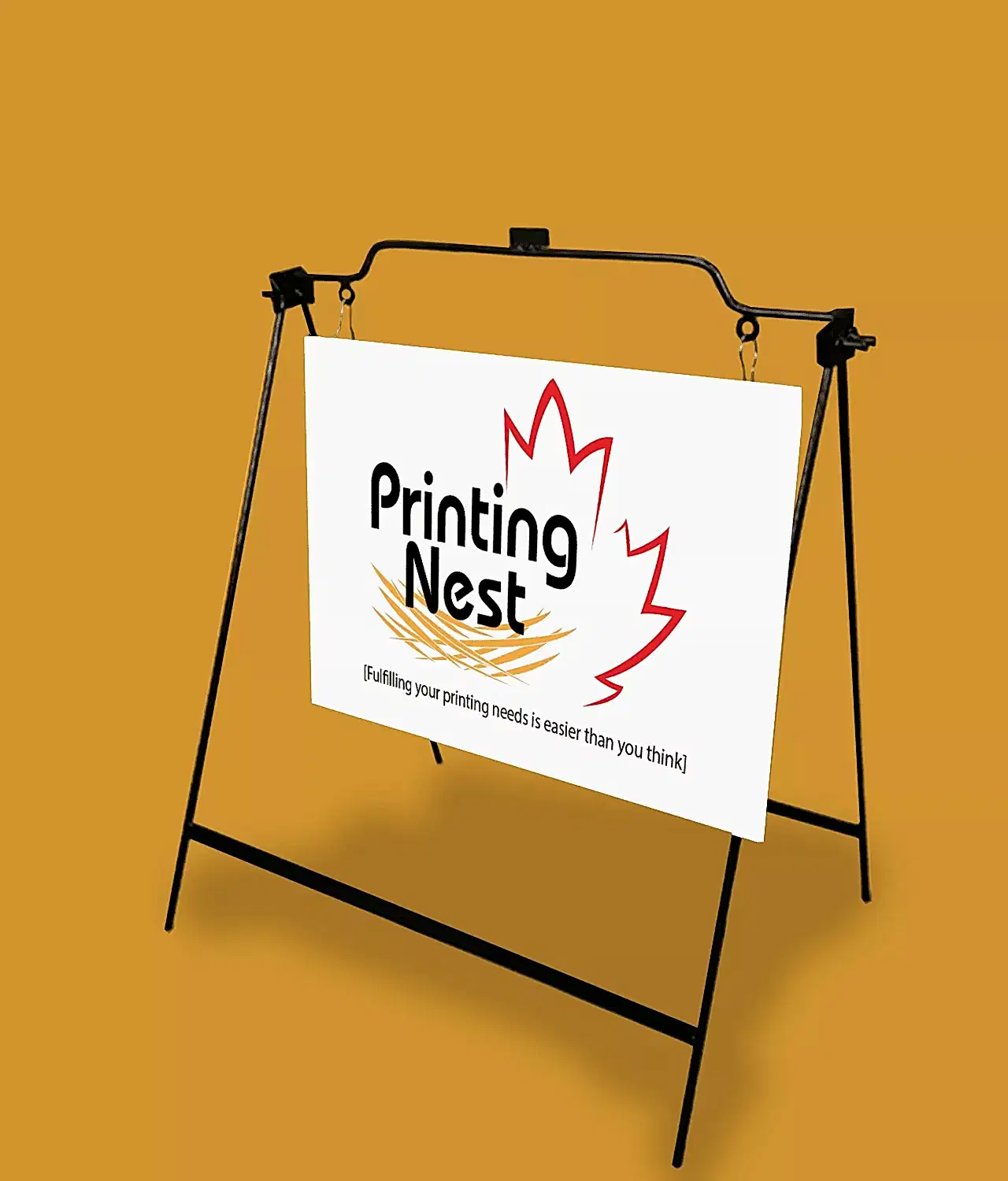 Custom Printed Sidewalk Sign Printing Nest