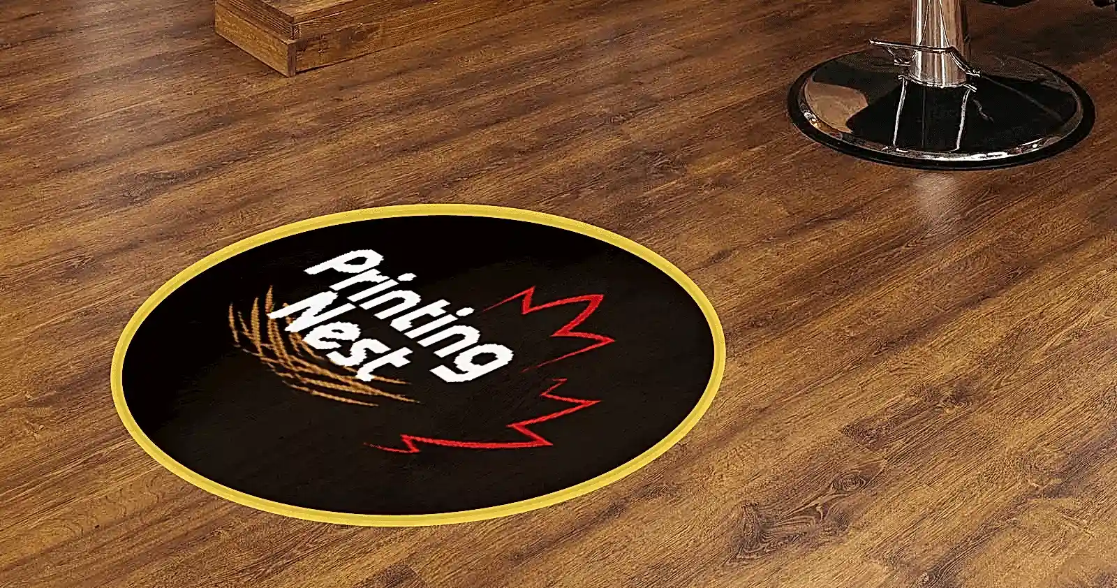 Custom Printed Slip Resistant Floor Graphic Printing Nest