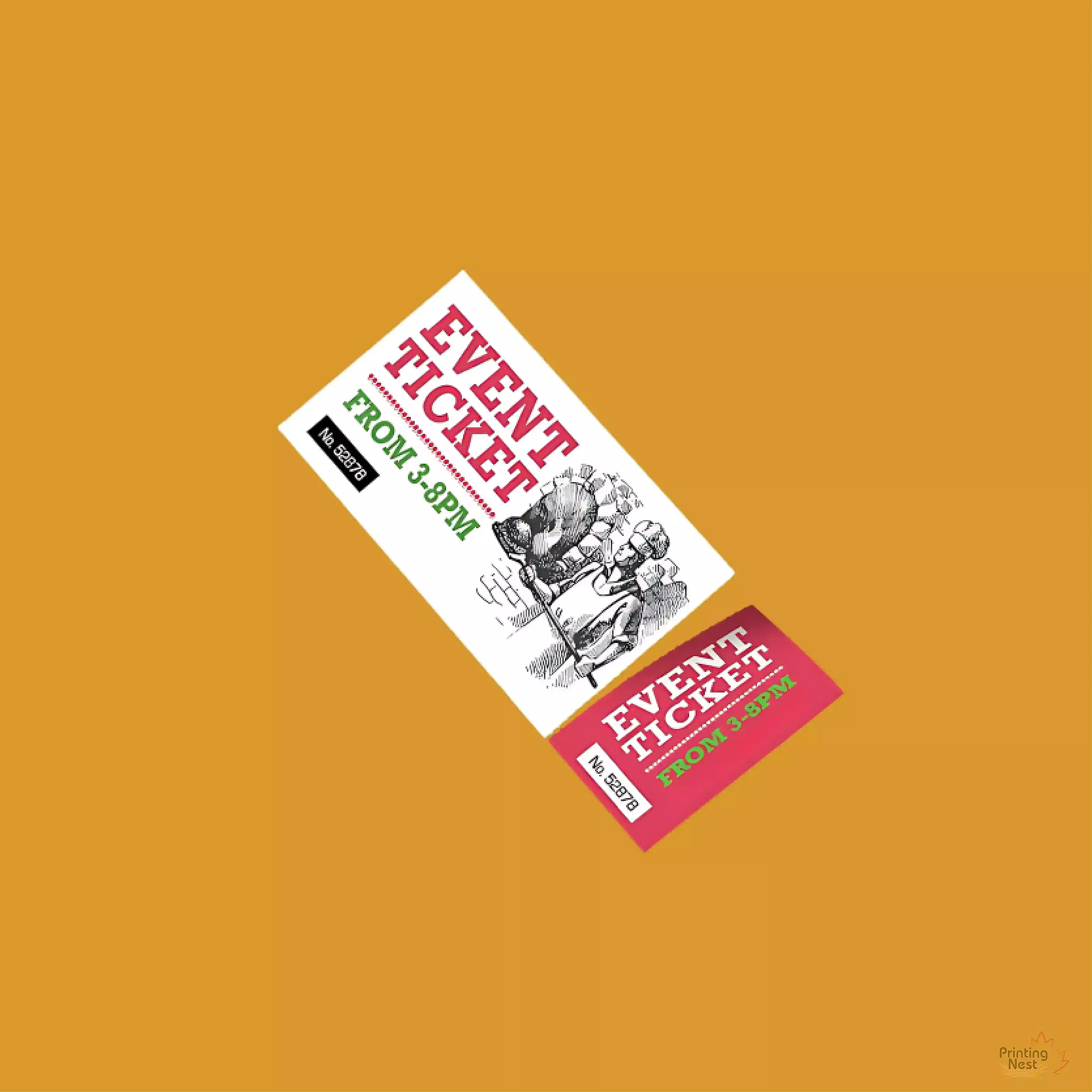 Custom Printed Event Tickets Orange County Printing Nest