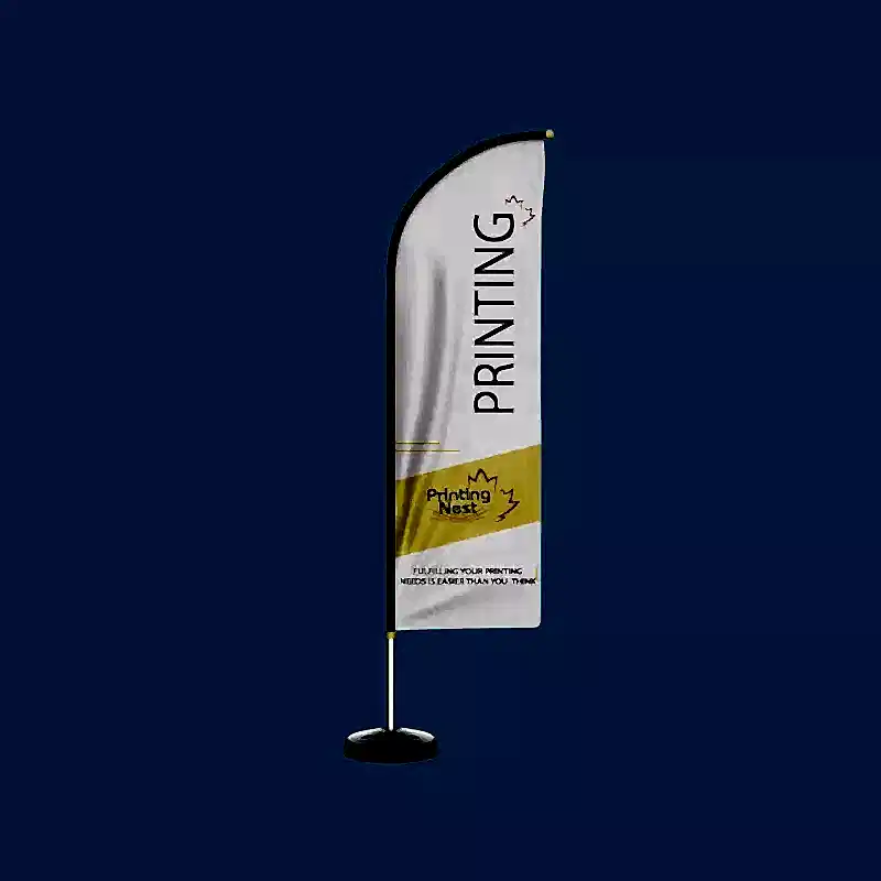 Custom Printed Feather Flag Printing Nest