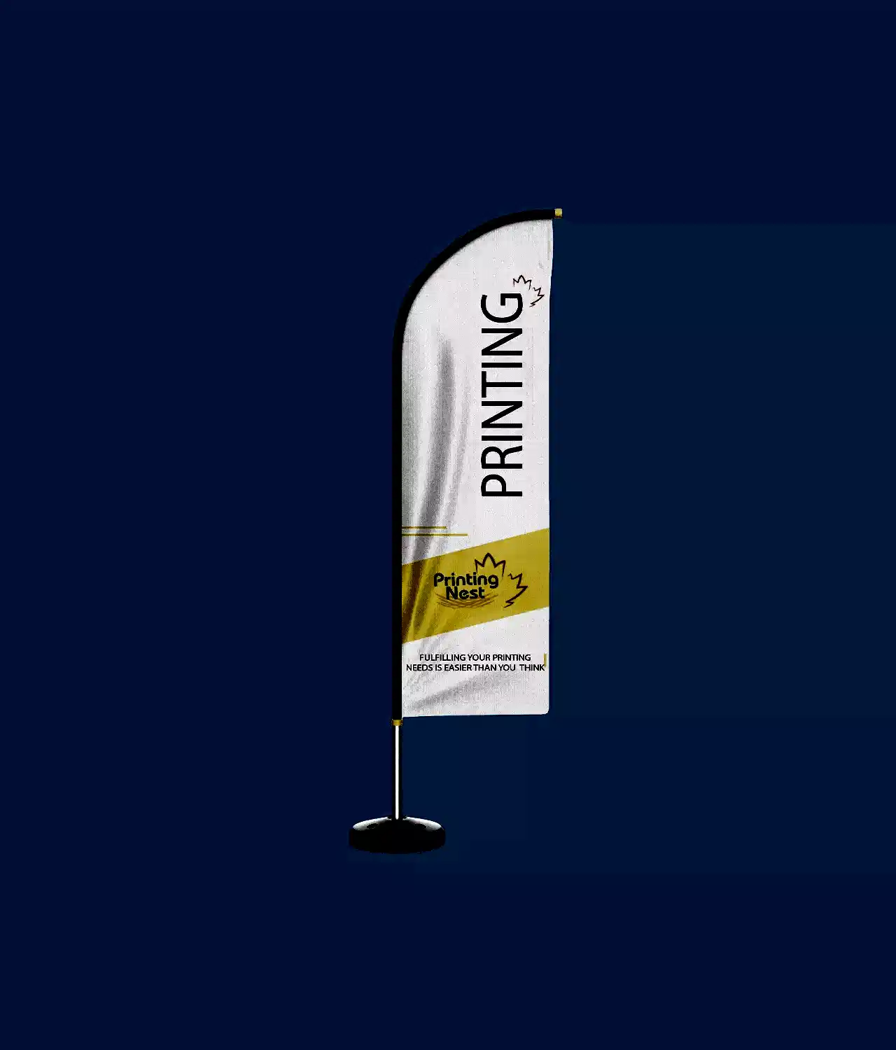 Custom Printed Feather Flag Printing Nest