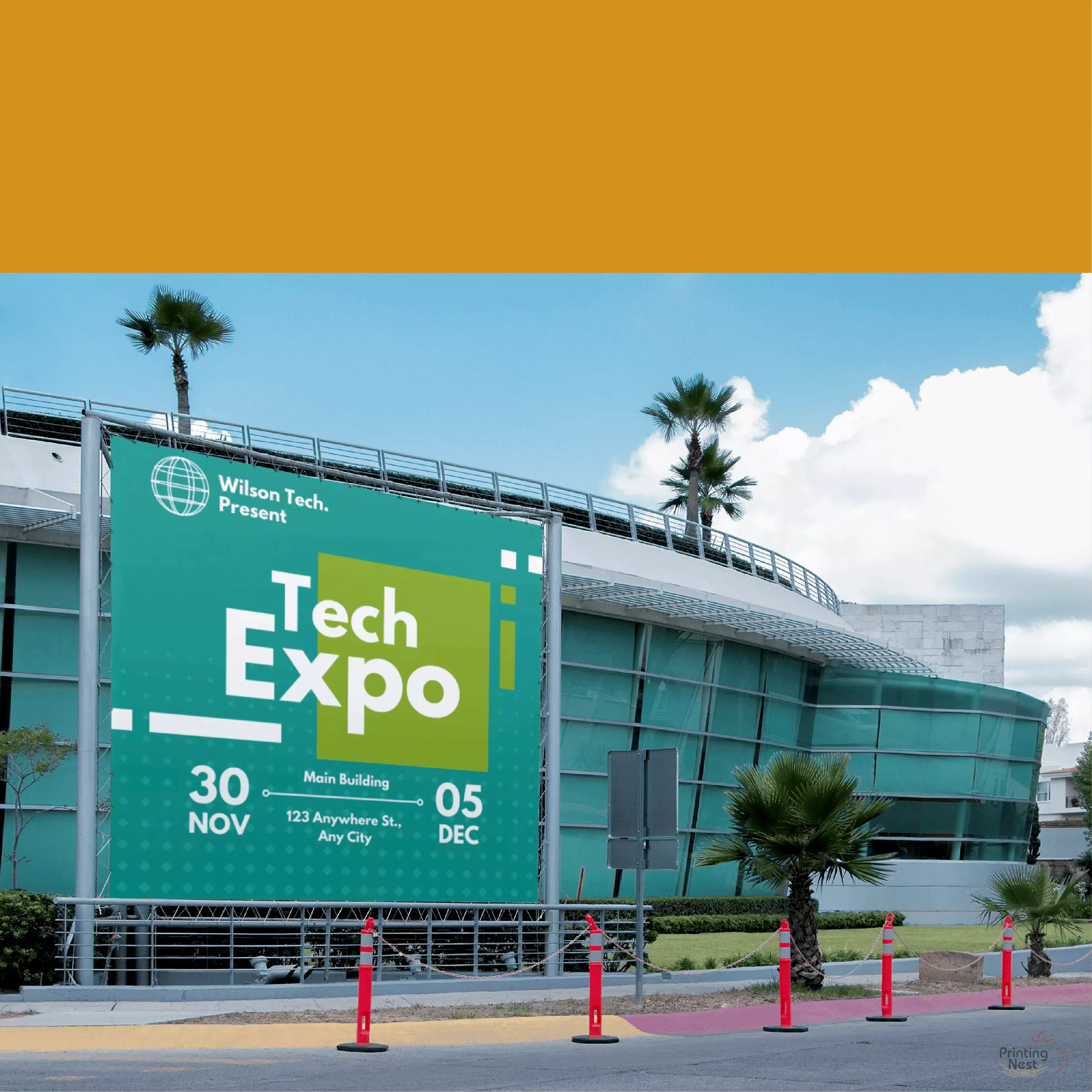 Custom Printed Large Outdoor Banner Printing Nest