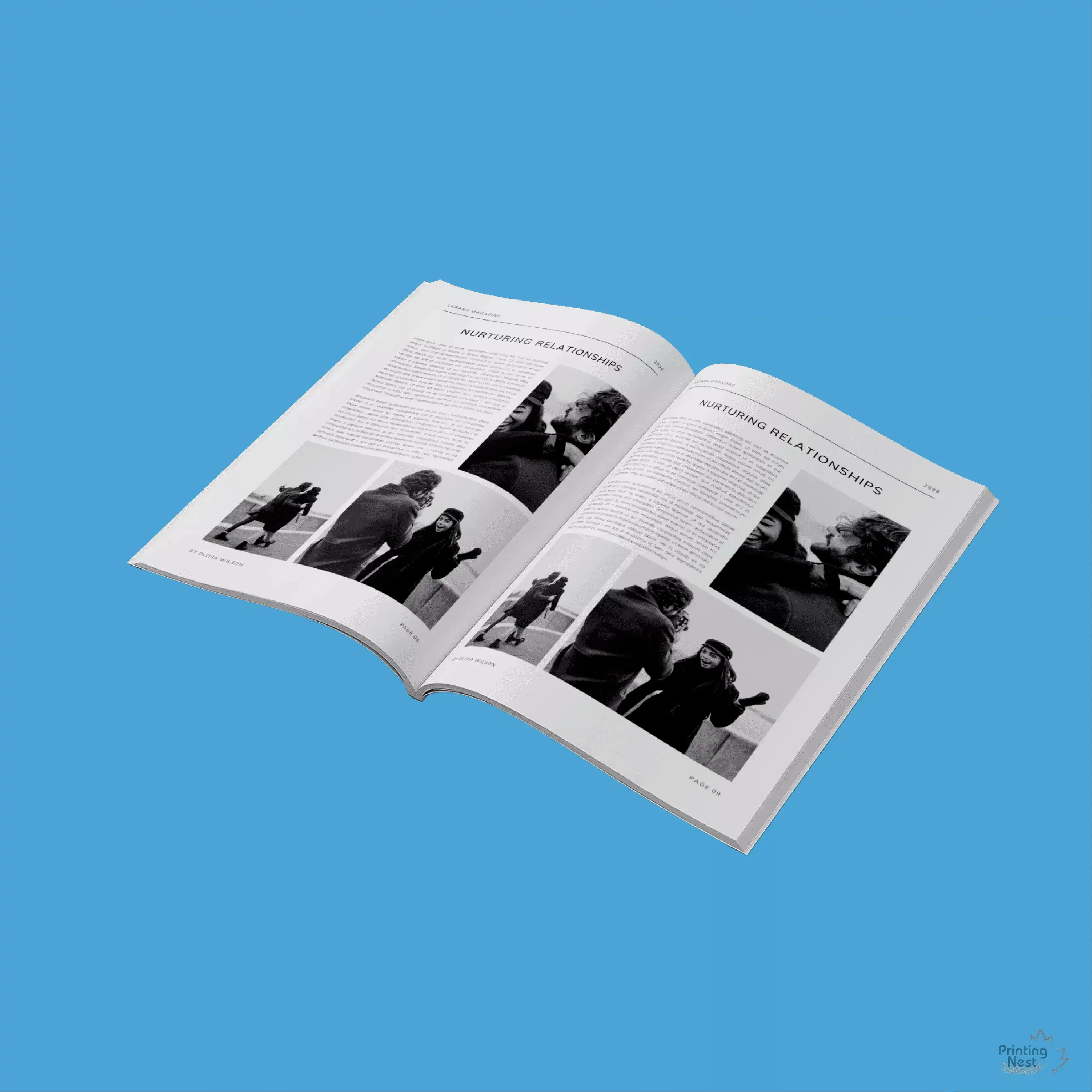 Custom Printed Perfect Bound Handbooks Printing Nest