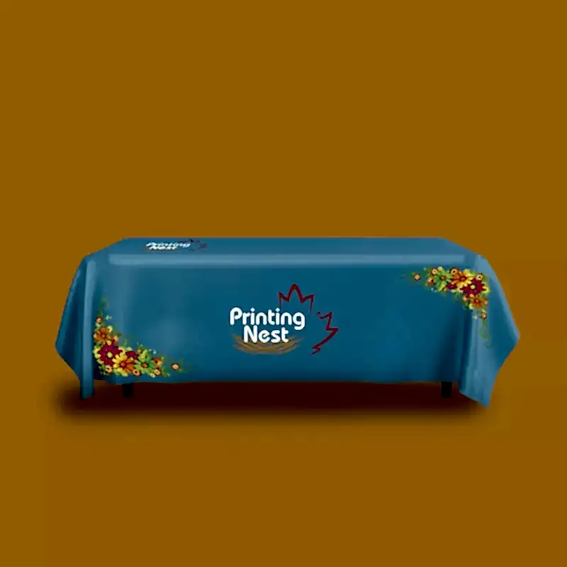 Custom Printed Table Cover Printing Nest