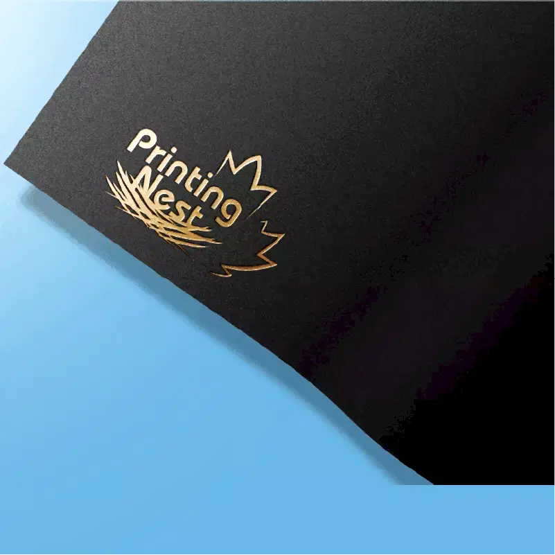 Gold Raised Foil Business Cards Printing Nest