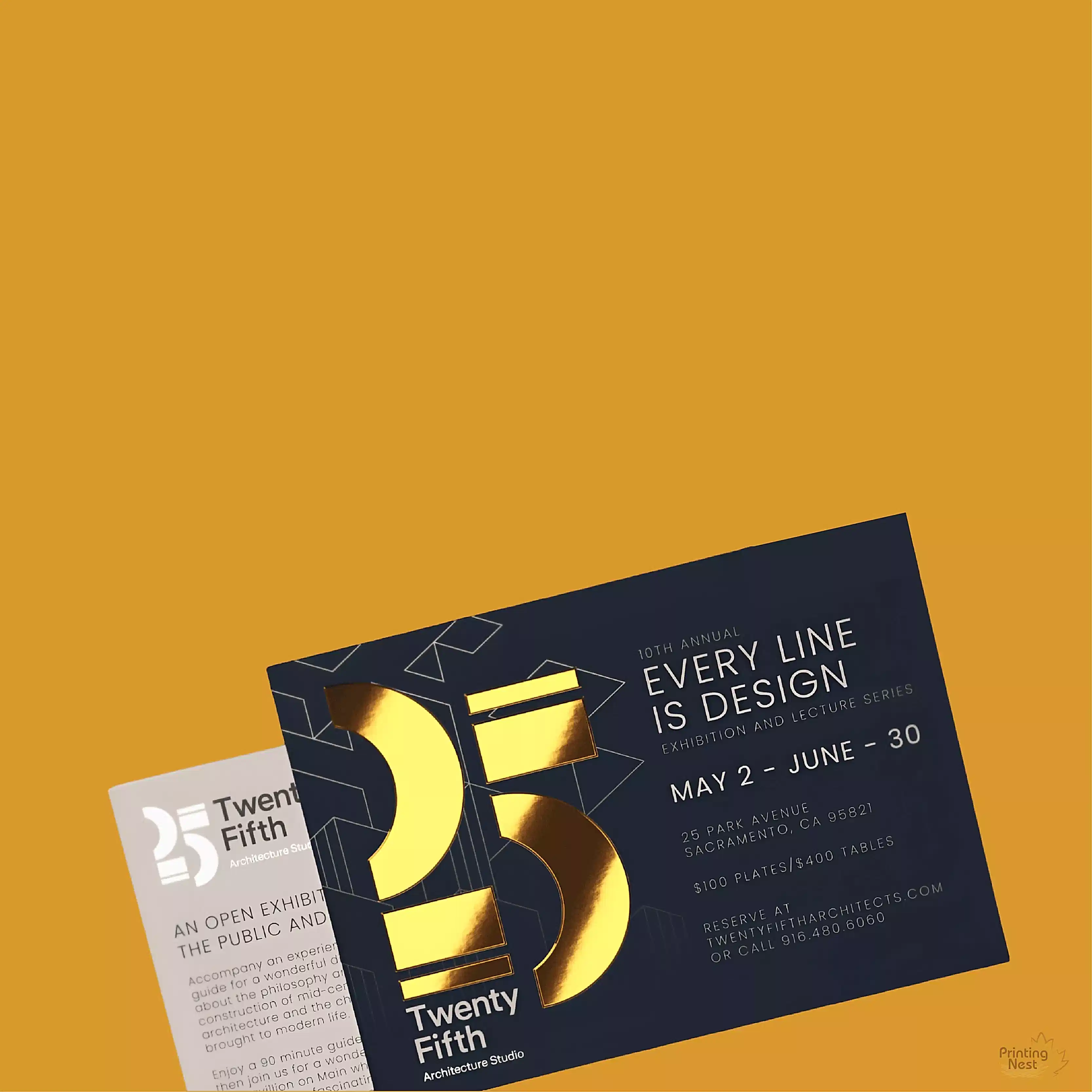 Premium Gold Foil Cards OC Printing Nest