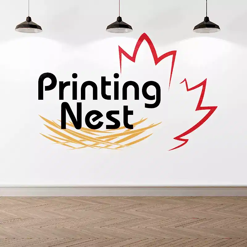 Custom Printed Logo on Wall Printing Nest