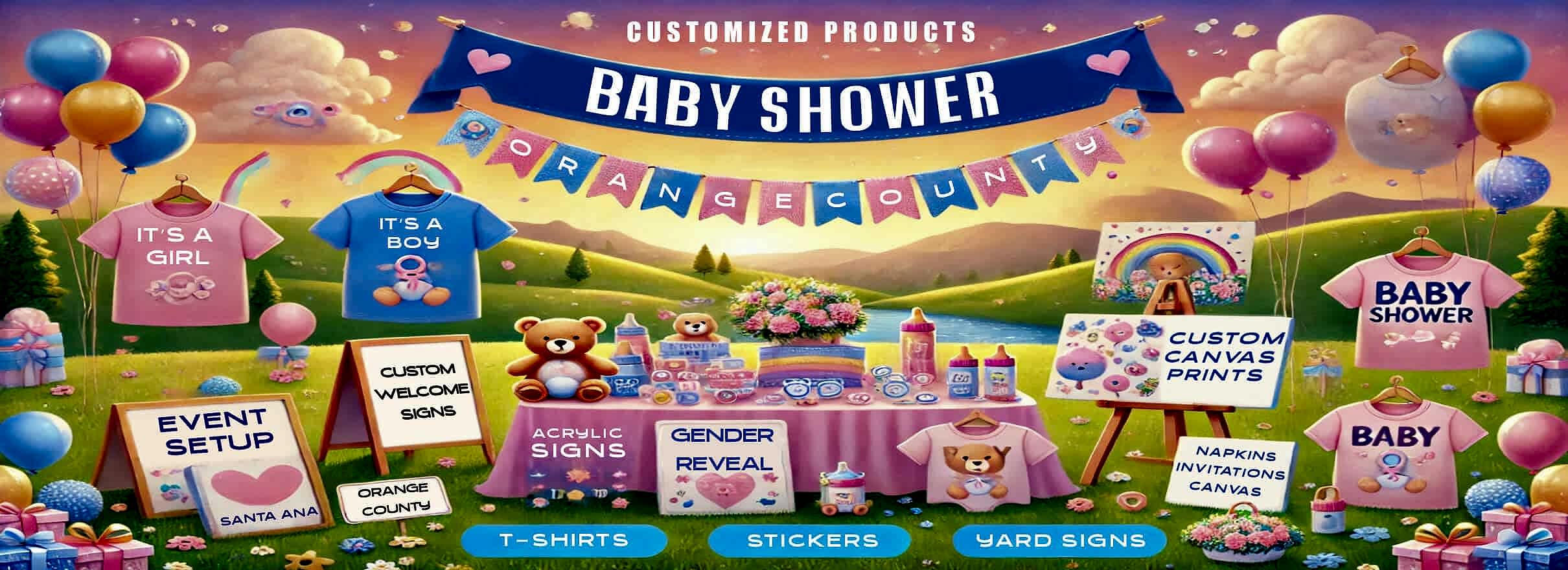Baby Shower Printing in Orange County
