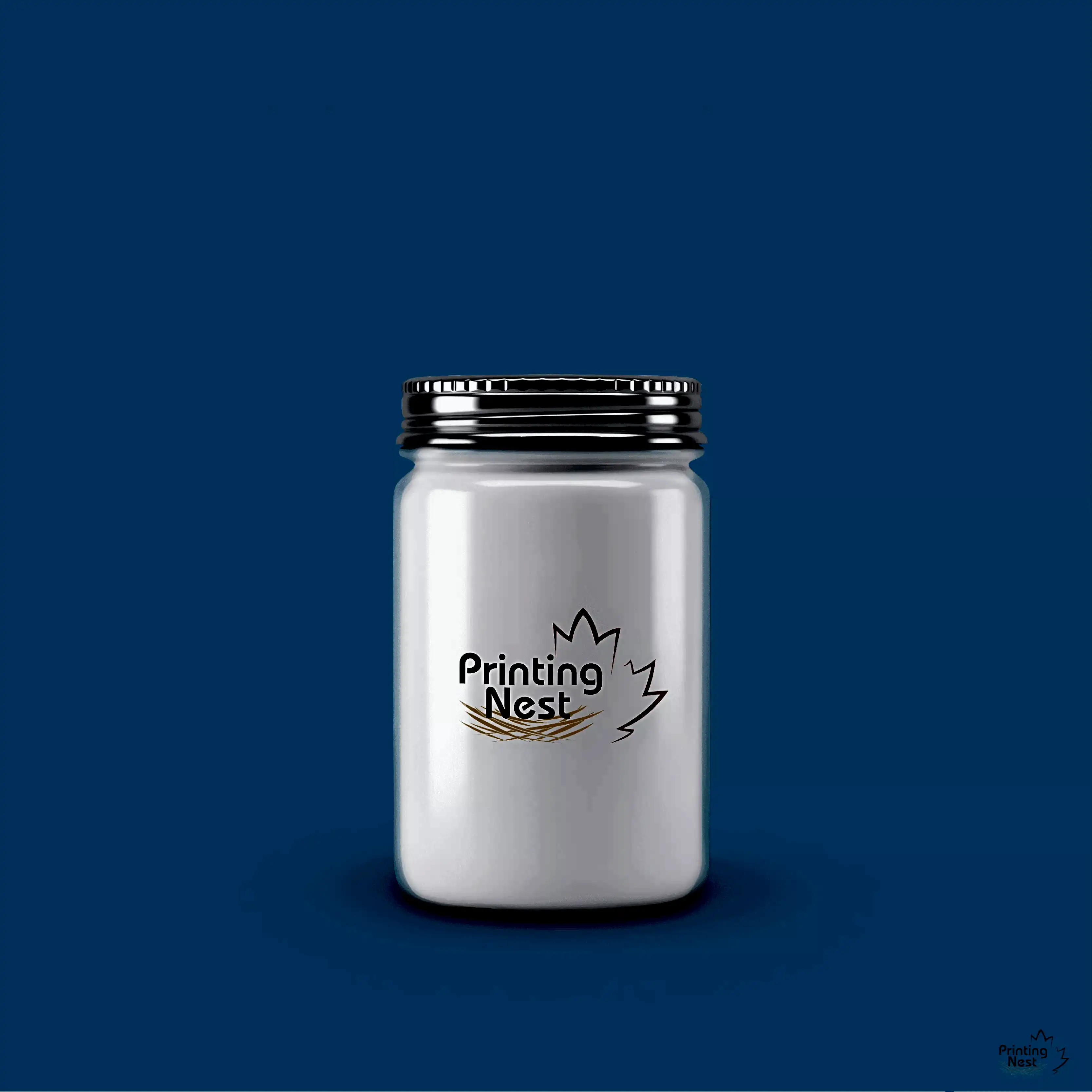 Custom Printed Fairgrounds and Markets Clear Jar Labels Printing Nest