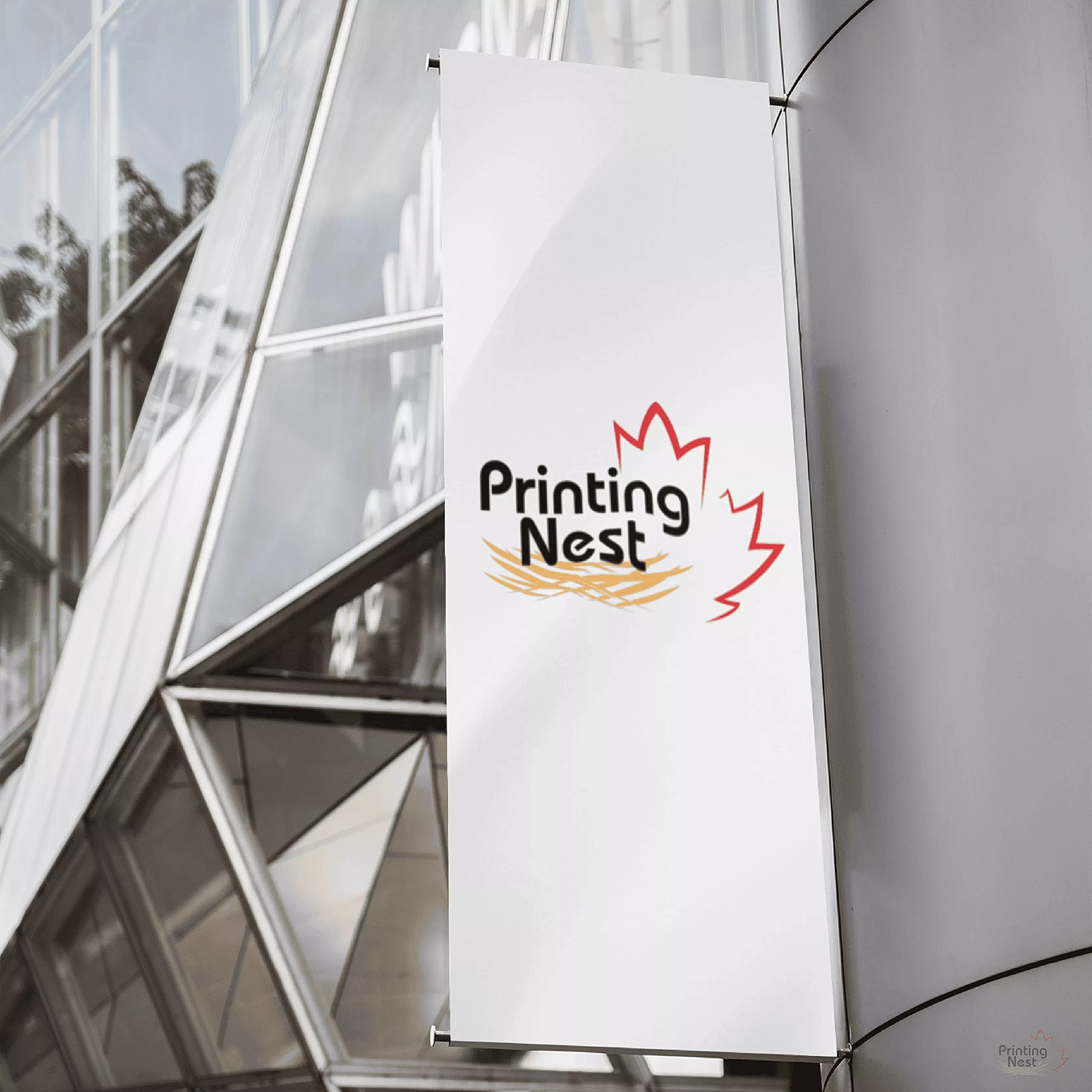 Custom Printed Fairgrounds and Markets Flag Banner For Lease Orange County Printing Nest