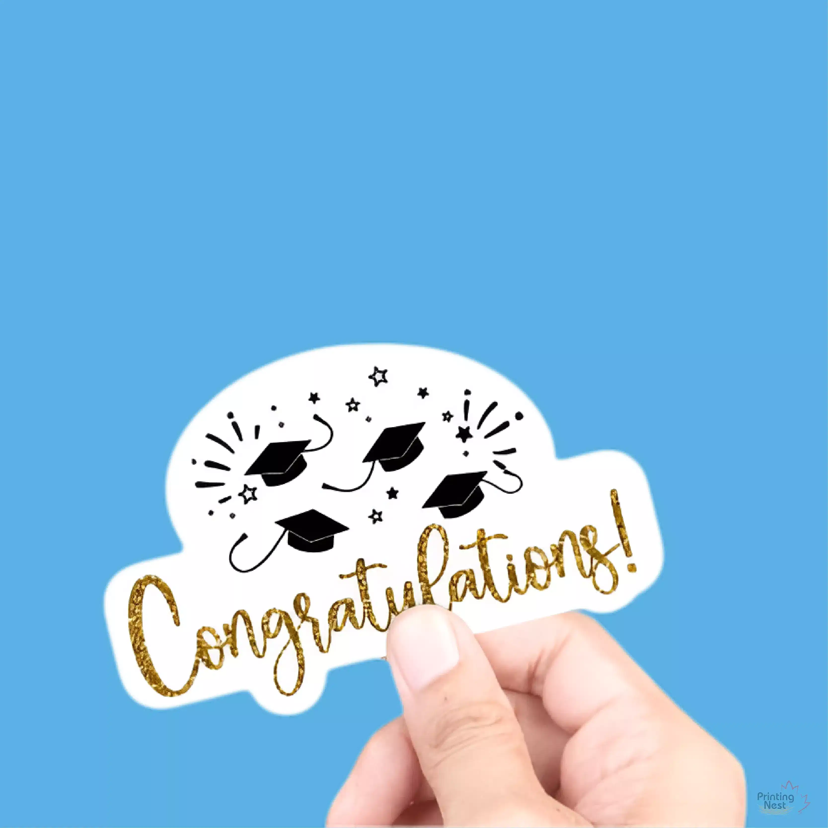 Custom Printed Graduation Stickers Printing Nest