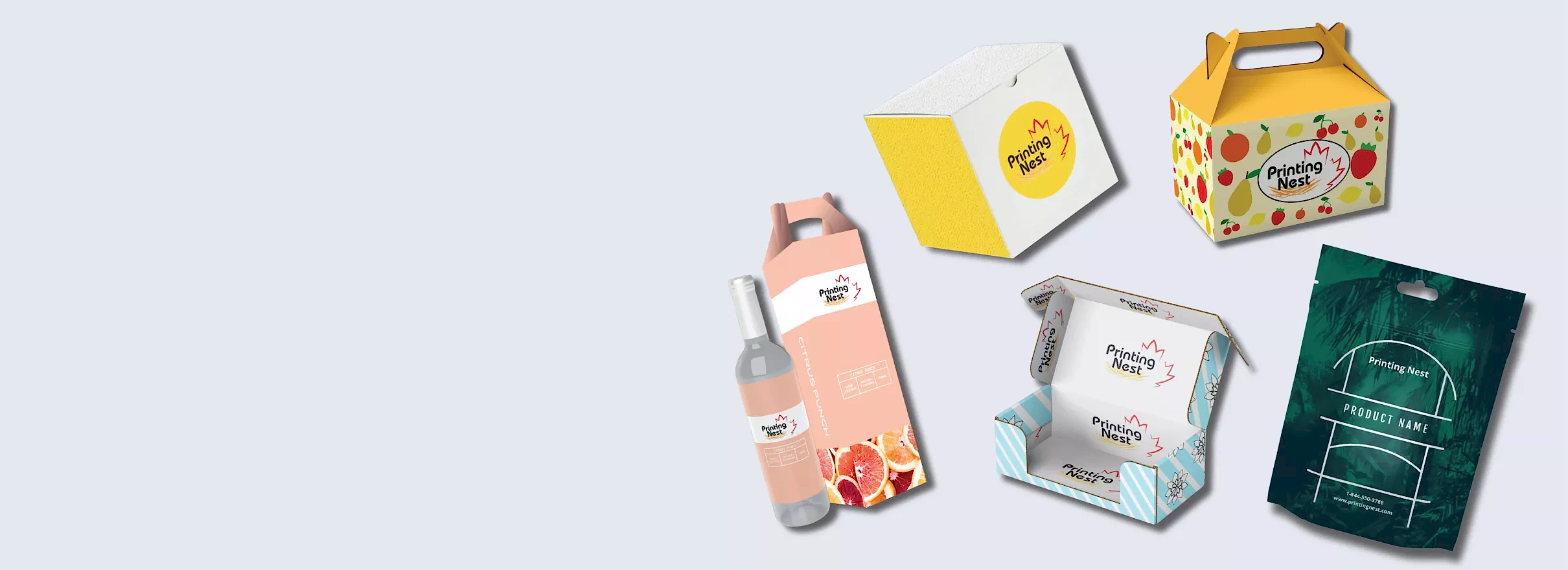 Custom Printed Packaging Orange County Landing Printing Nest