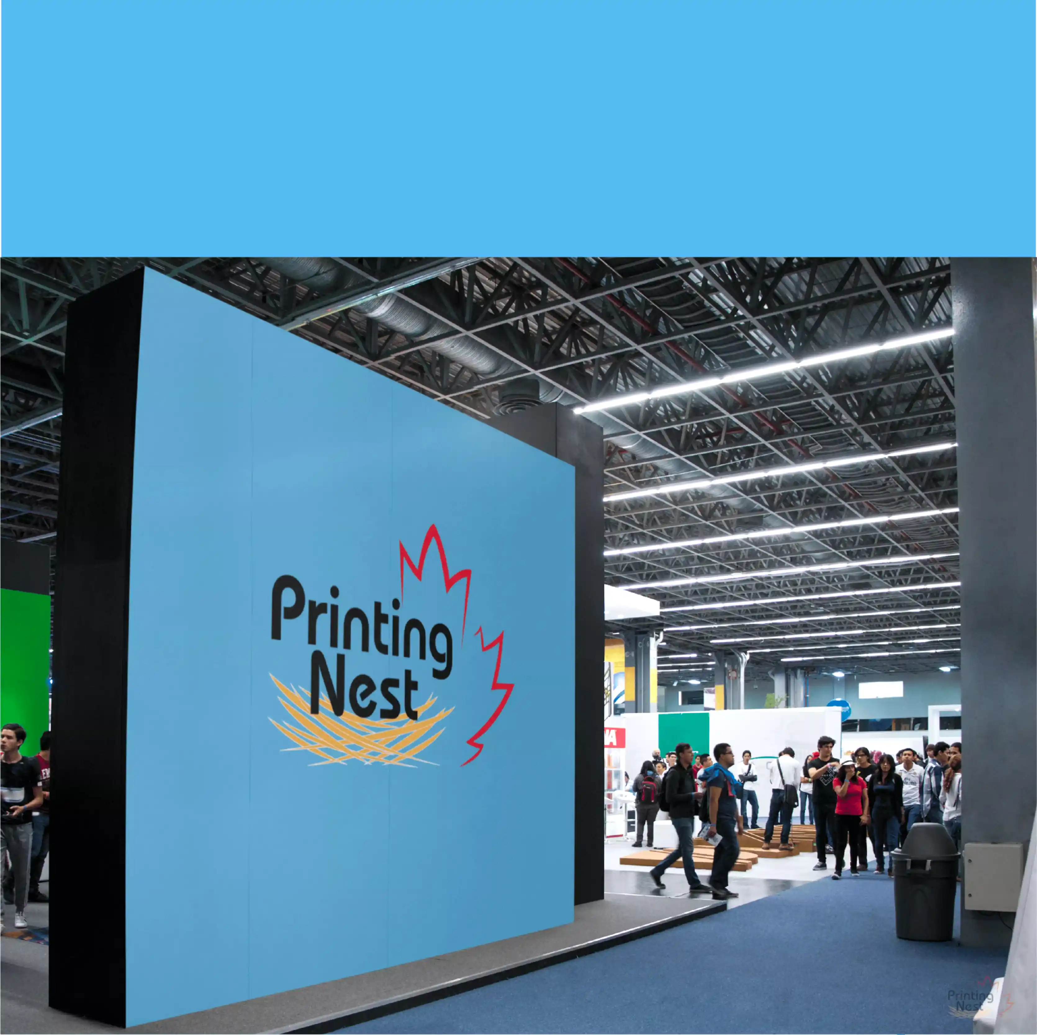 Custom Printed Trade Show and Convention Fabric Tension Banner Orange County Printing Nest